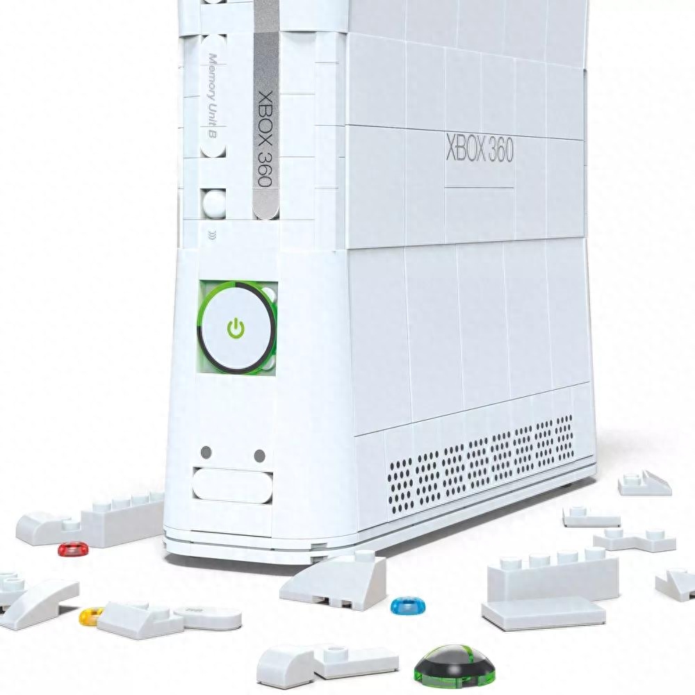 Mega积木联名微软推出Xbox 360游戏机拼装模型，售150美元