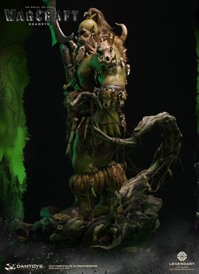 手办厂商制作魔兽电影精美人物雕像 基尔罗格·死眼