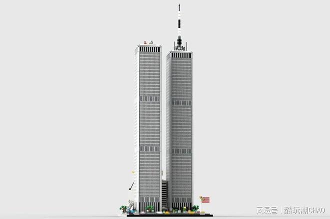 乐高IDEAS作品《纽约双子塔和维斯塔国际酒店》获得万票支持