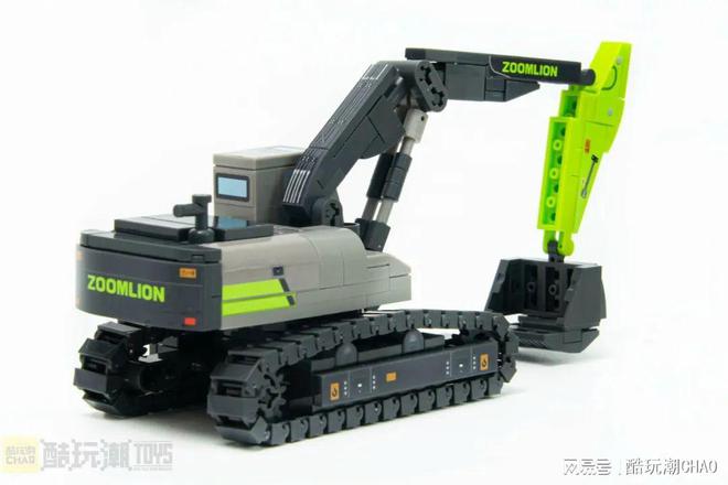 小绿奇迹军团闪现！森宝积木×中联重科工程机械联名套装开箱评测