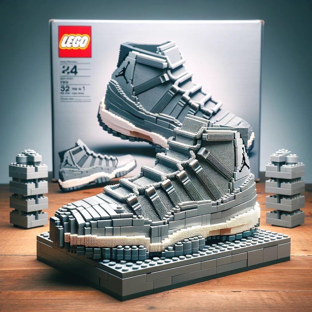 乐高积木版 Nike、AJ 集体曝光！竟然是……