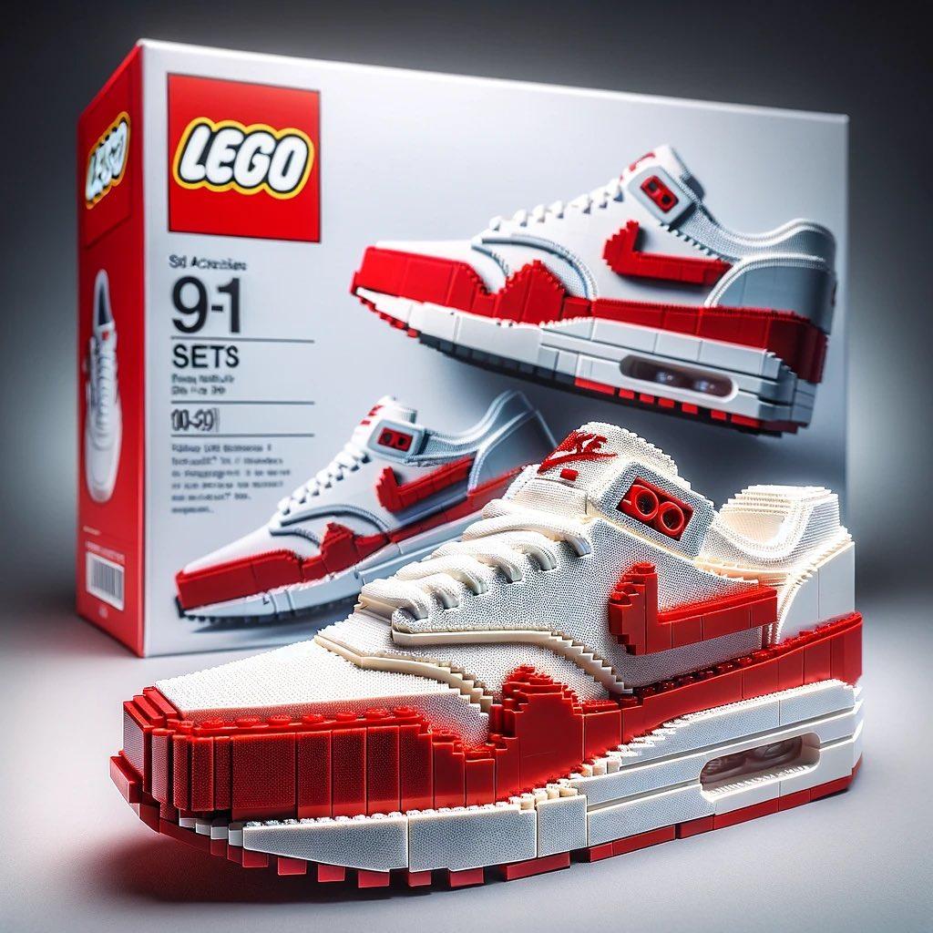 乐高积木版 Nike、AJ 集体曝光！竟然是……