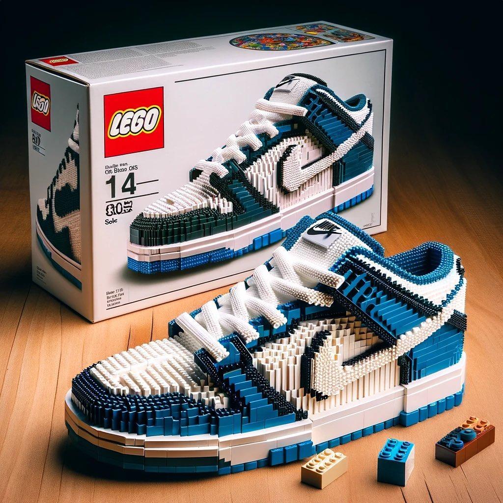 乐高积木版 Nike、AJ 集体曝光！竟然是……