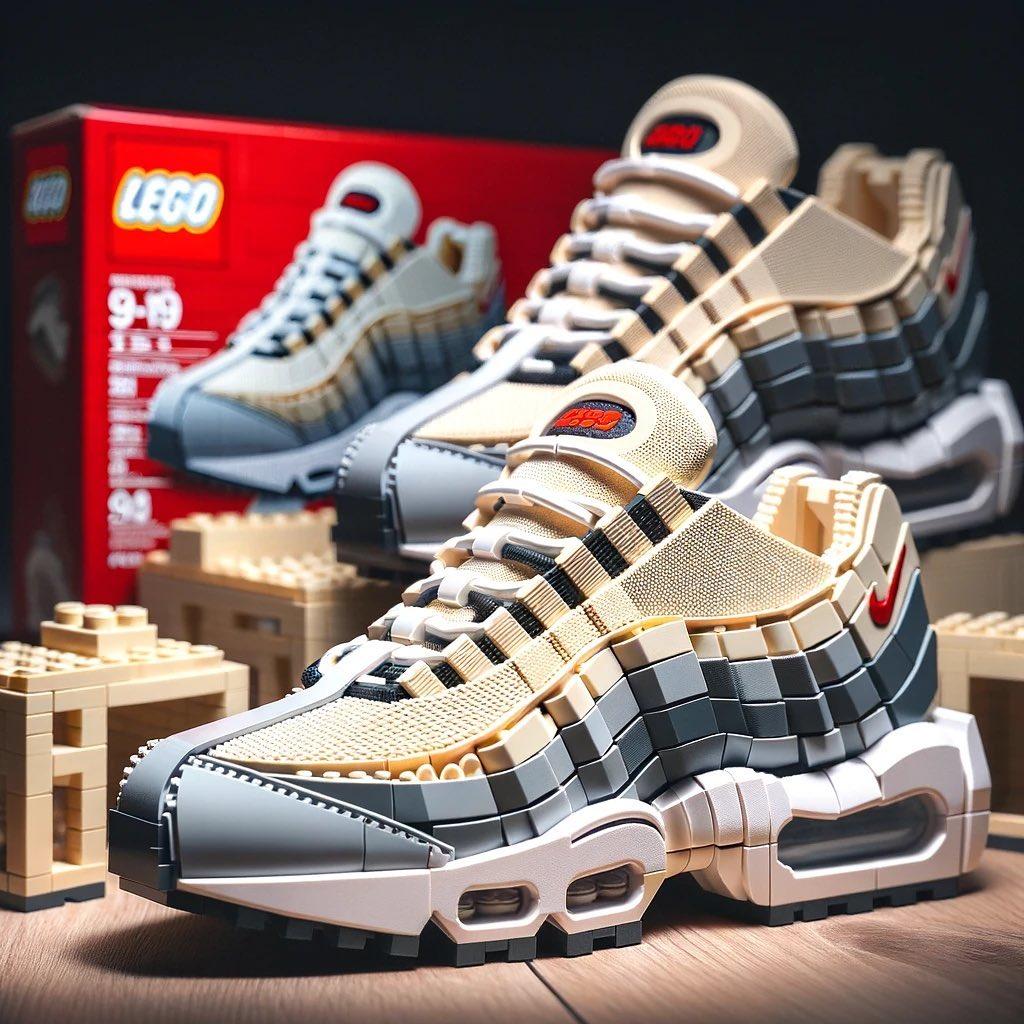 乐高积木版 Nike、AJ 集体曝光！竟然是……