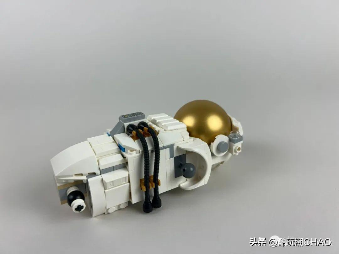 略显单薄的宇航员？乐高创意百变三合一31152太空宇航员开箱评测