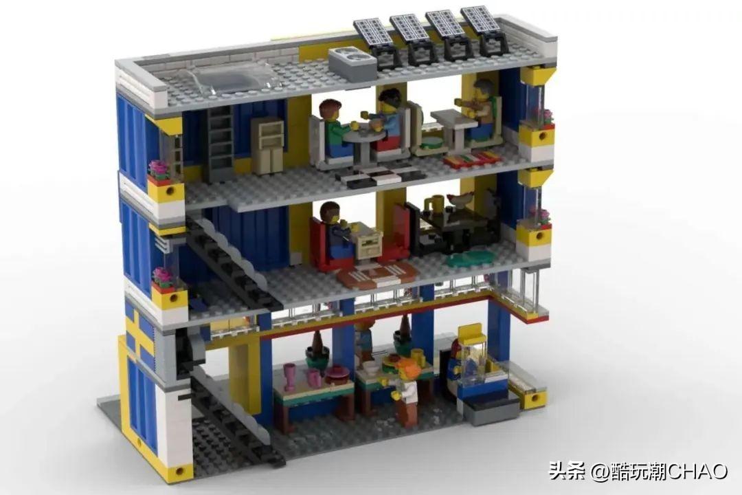 两元冰激凌来咯！乐高IDEAS作品《宜家商场街景》获万票支持