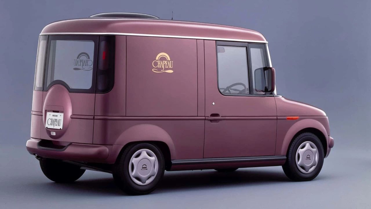 带轮子的电话亭？被遗忘的经典车1989年日产Chapeau概念车