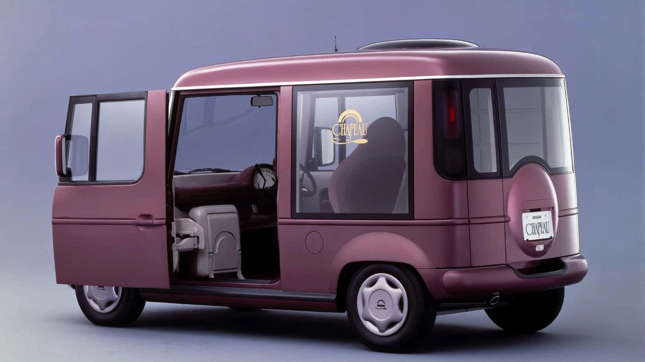 带轮子的电话亭？被遗忘的经典车1989年日产Chapeau概念车