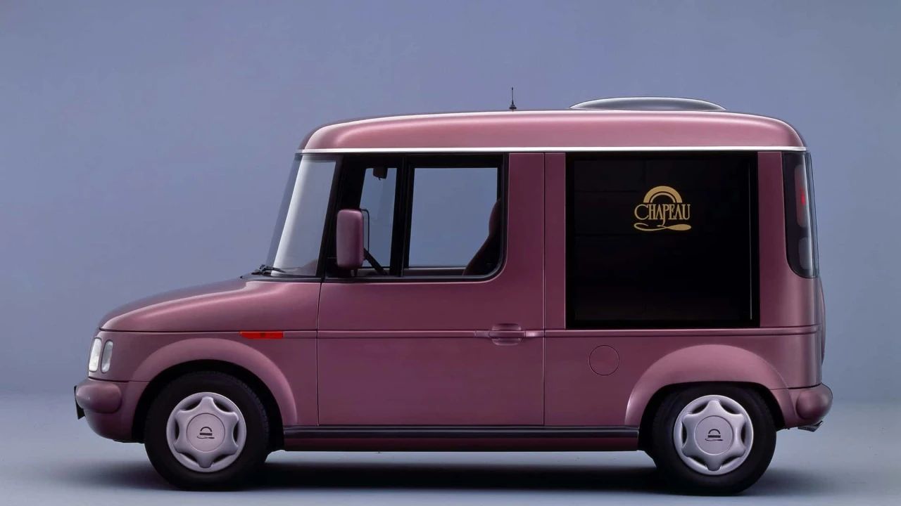 带轮子的电话亭？被遗忘的经典车1989年日产Chapeau概念车