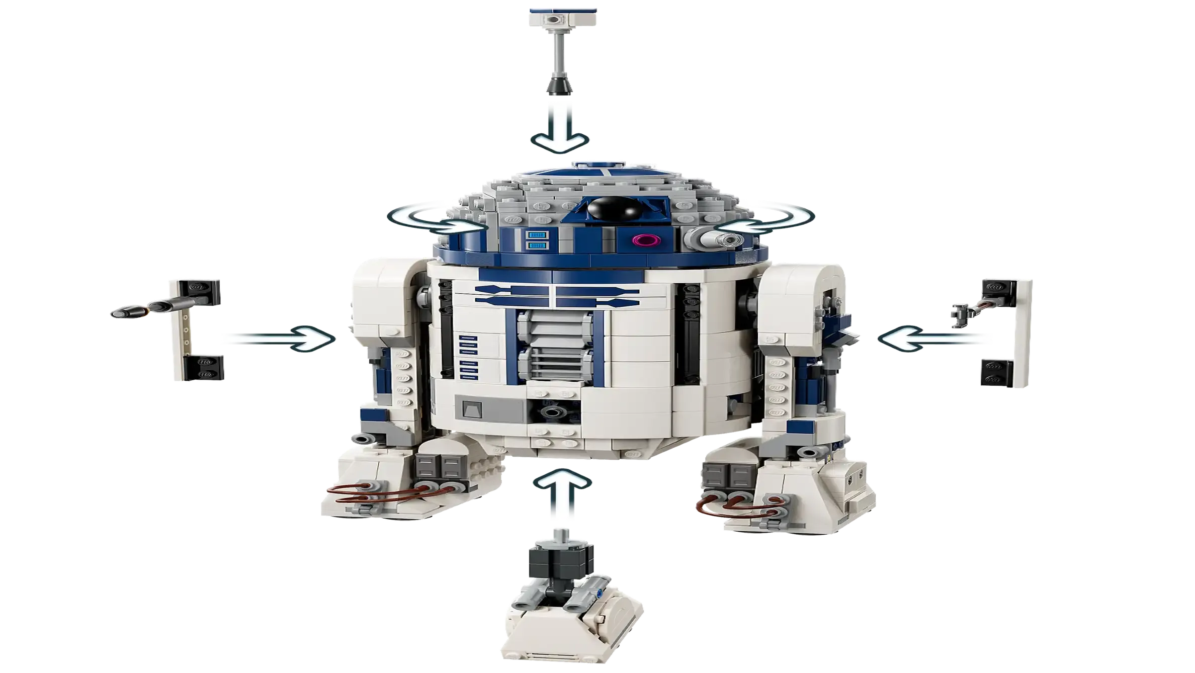 乐高星球大战75379 R2 D2机器人