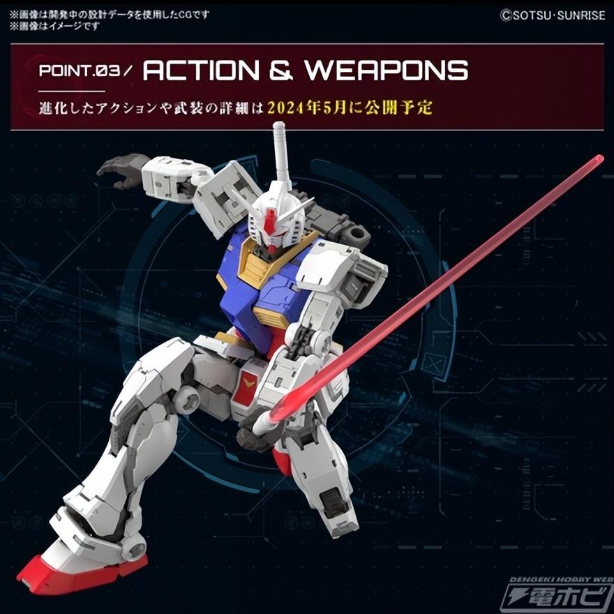 王炸产品！高达45周年万代RG RX-78-2 元祖 2.0发布 ，有点RGU的意思
