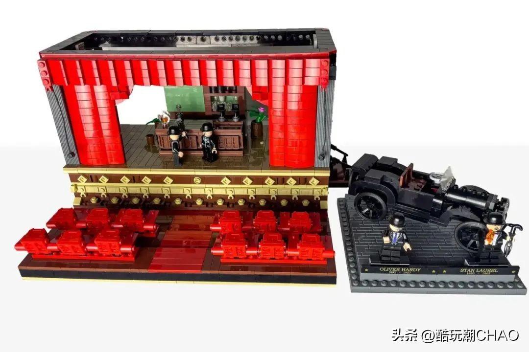 重回默剧时代！乐高IDEAS作品《劳雷尔和哈迪的剧院》获万票支持