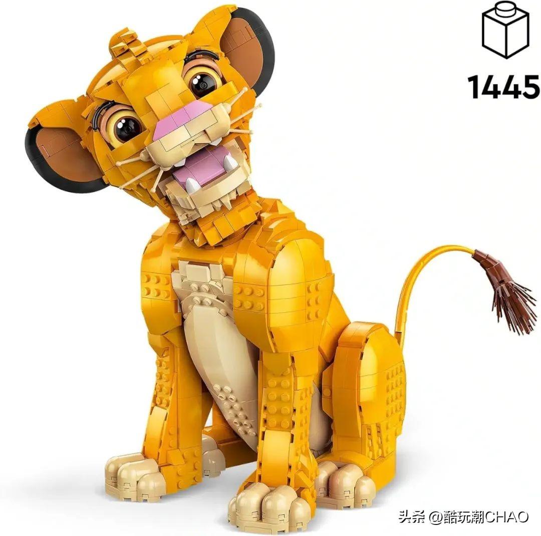 1445颗粒1199元！乐高迪士尼43247狮子王辛巴正式公布