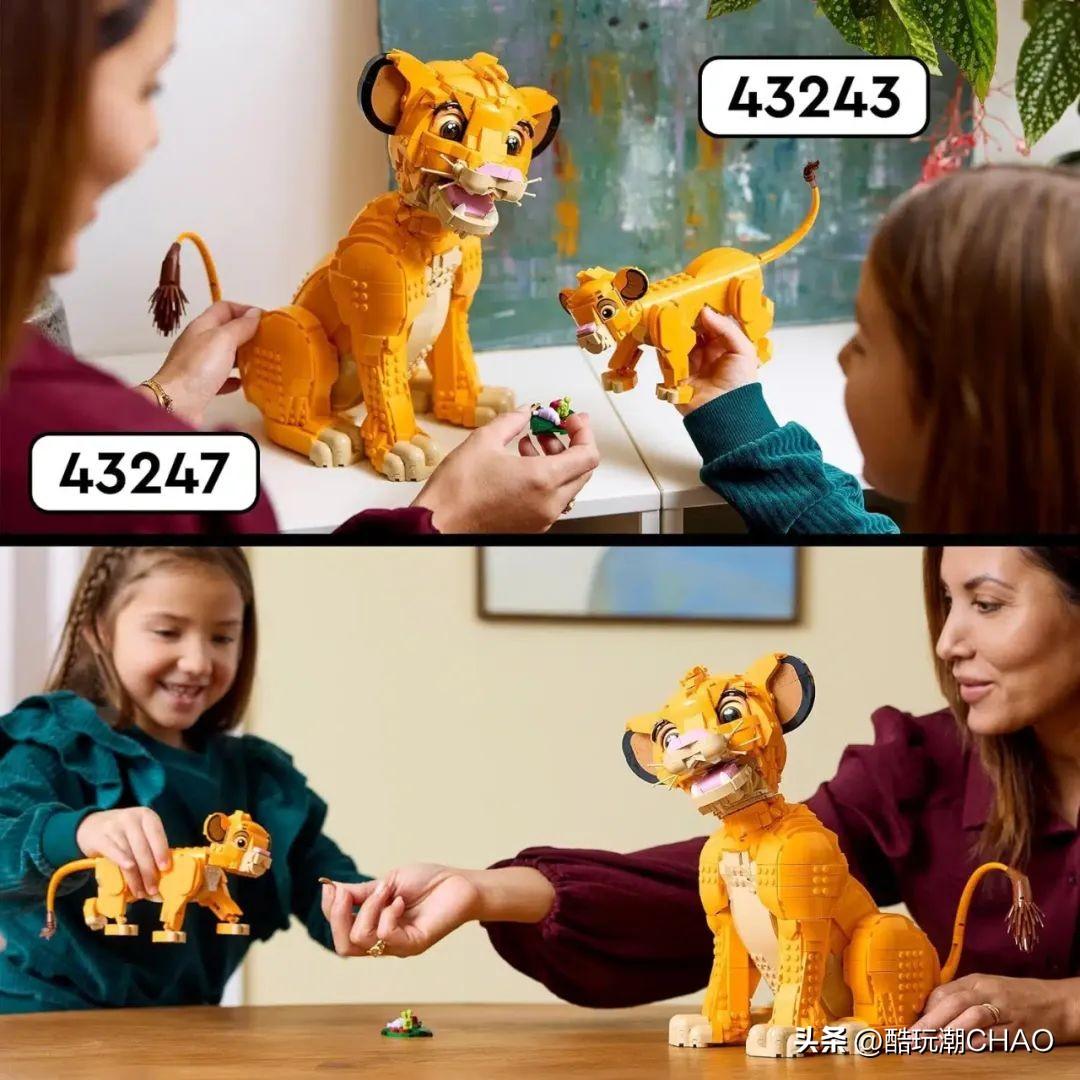 1445颗粒1199元！乐高迪士尼43247狮子王辛巴正式公布