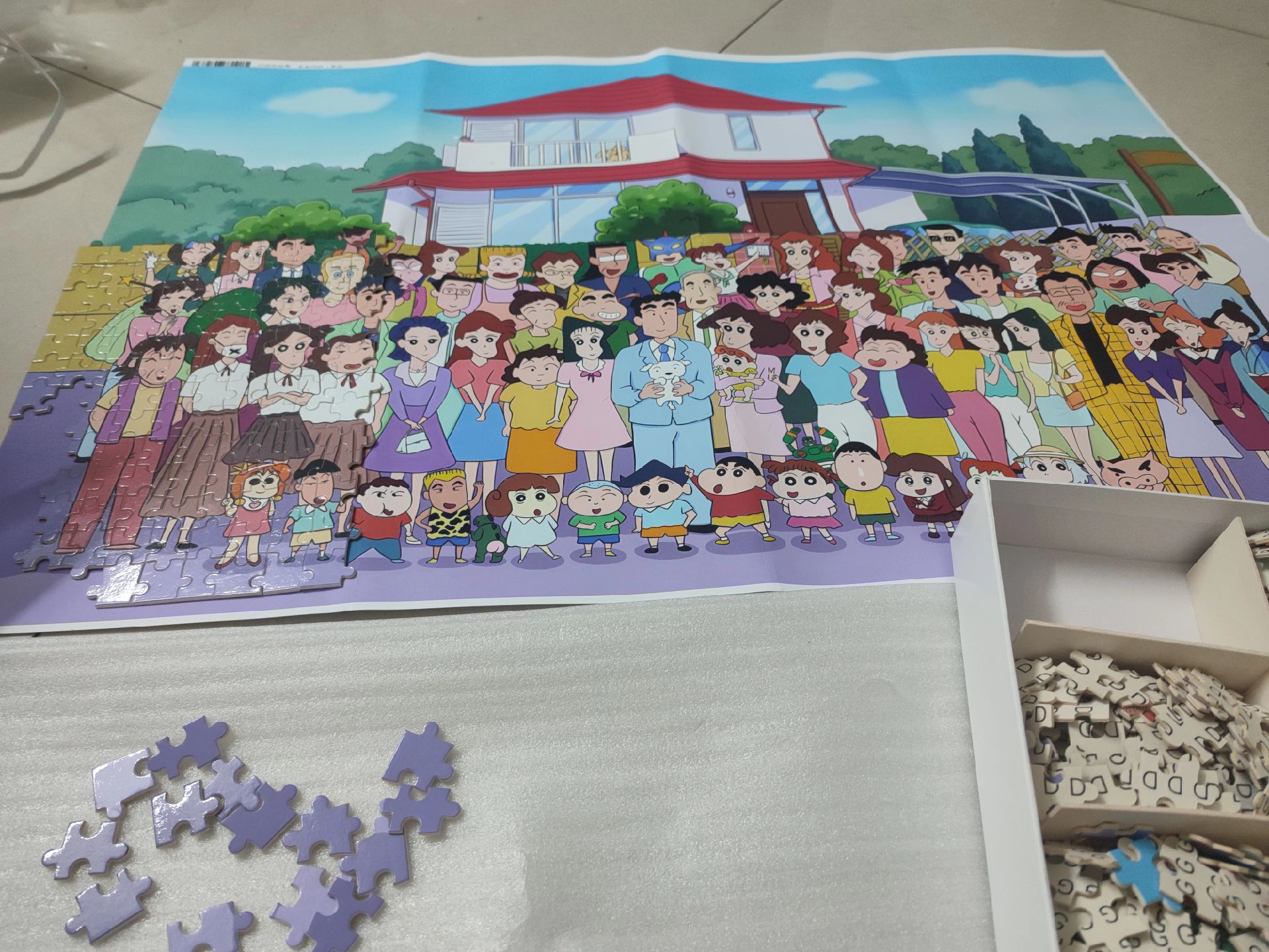 蜡笔小新拼图1000片