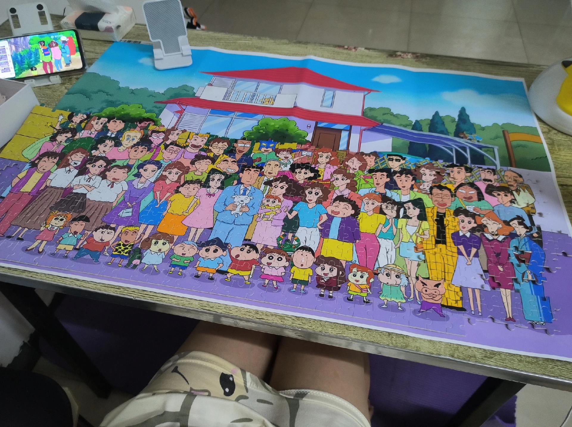 蜡笔小新拼图1000片