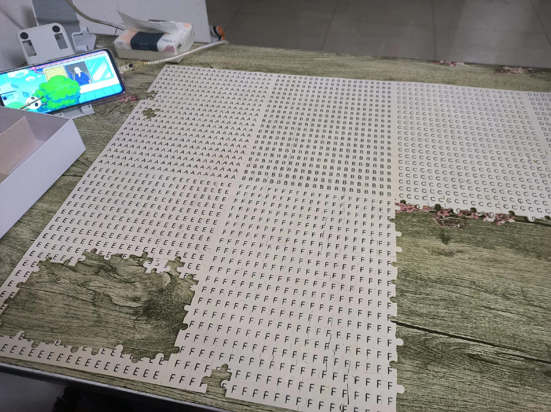 蜡笔小新拼图1000片
