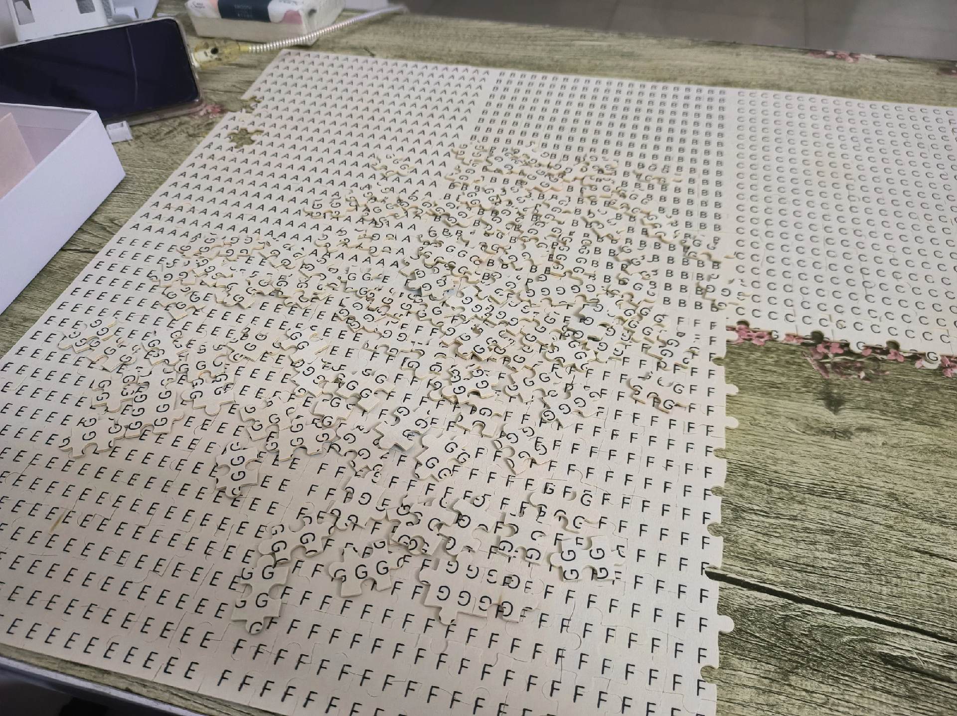 蜡笔小新拼图1000片