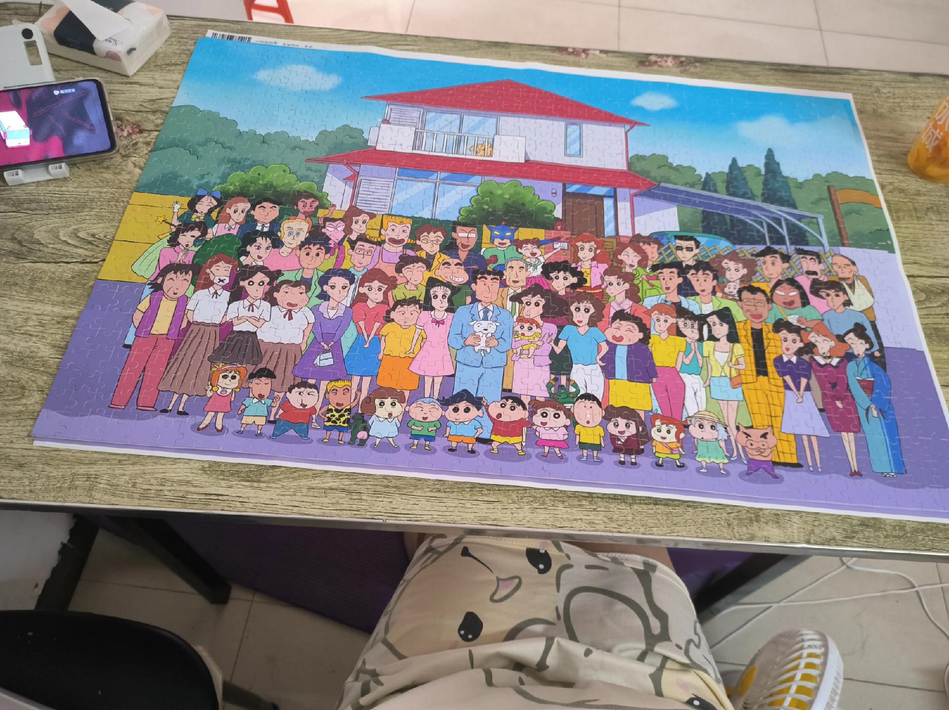 蜡笔小新拼图1000片
