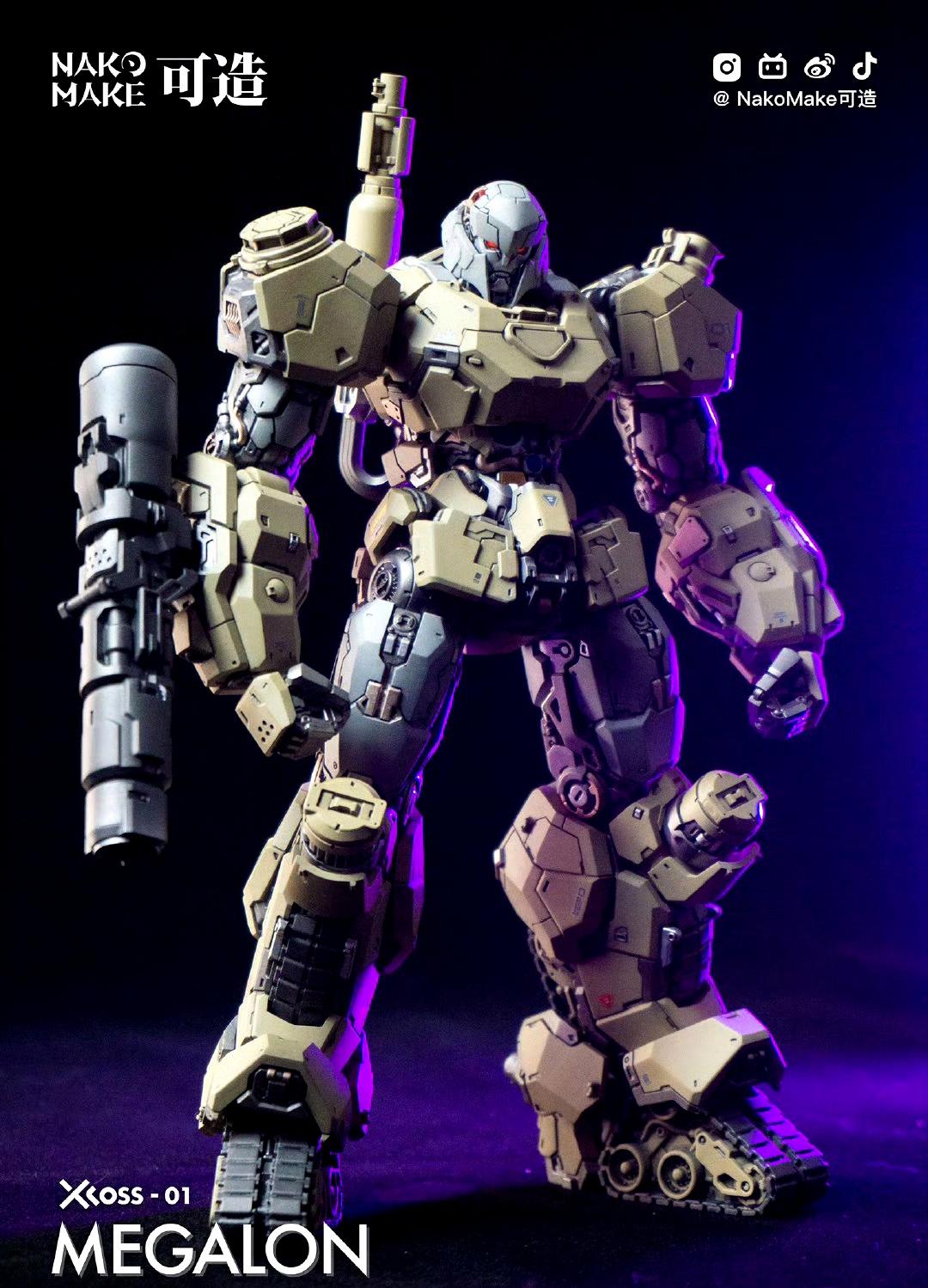 模型欣赏：NAKO 拿可 变形金刚 Xross系列 MEGALON/威震天