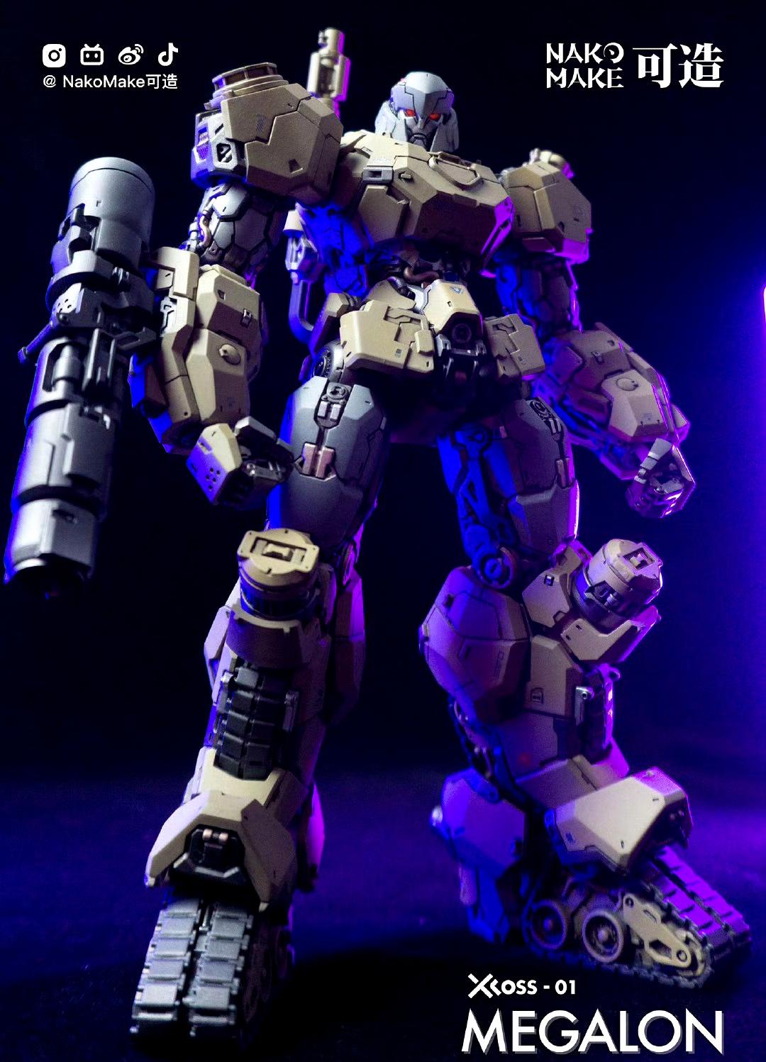 模型欣赏：NAKO 拿可 变形金刚 Xross系列 MEGALON/威震天