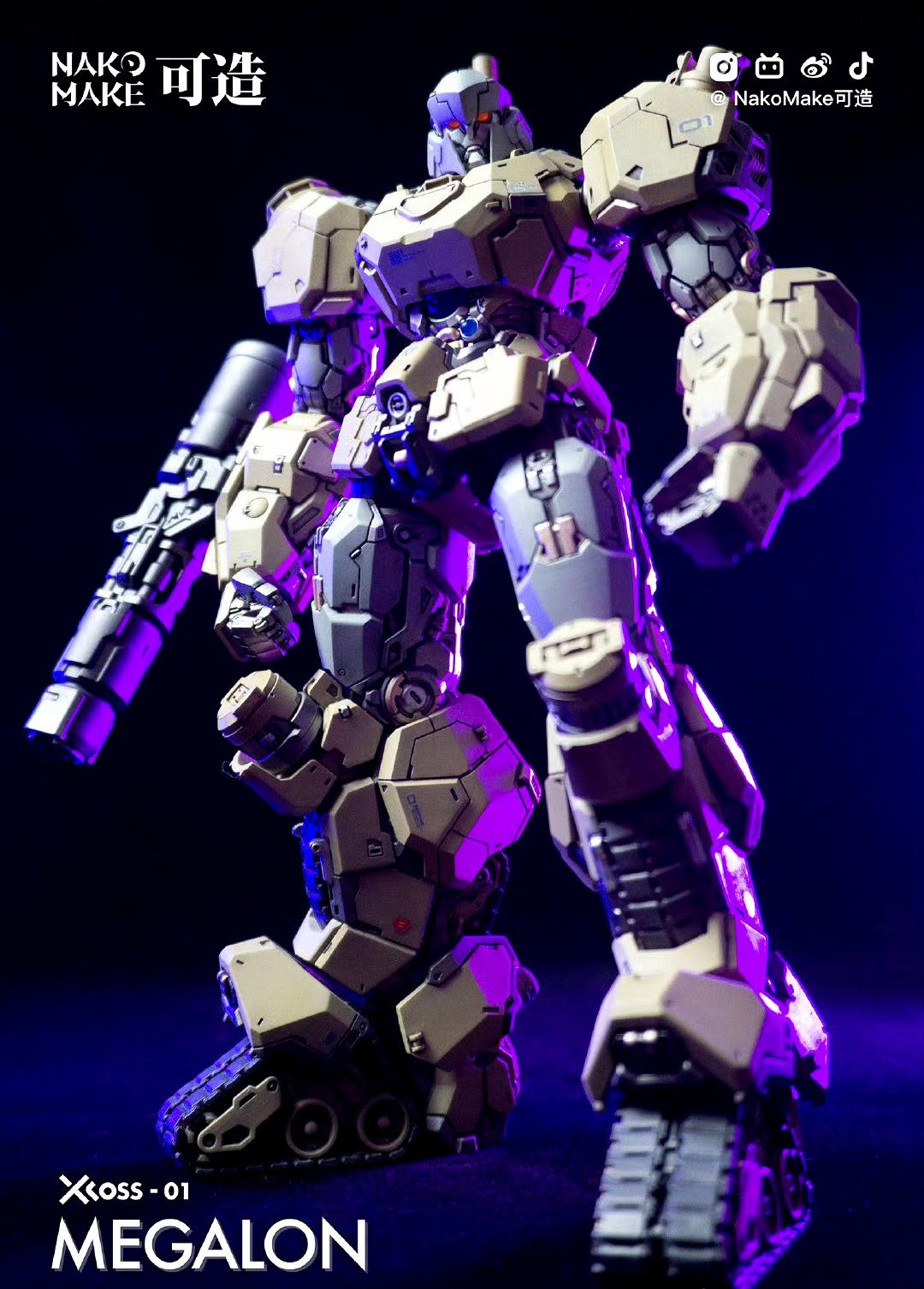 模型欣赏：NAKO 拿可 变形金刚 Xross系列 MEGALON/威震天