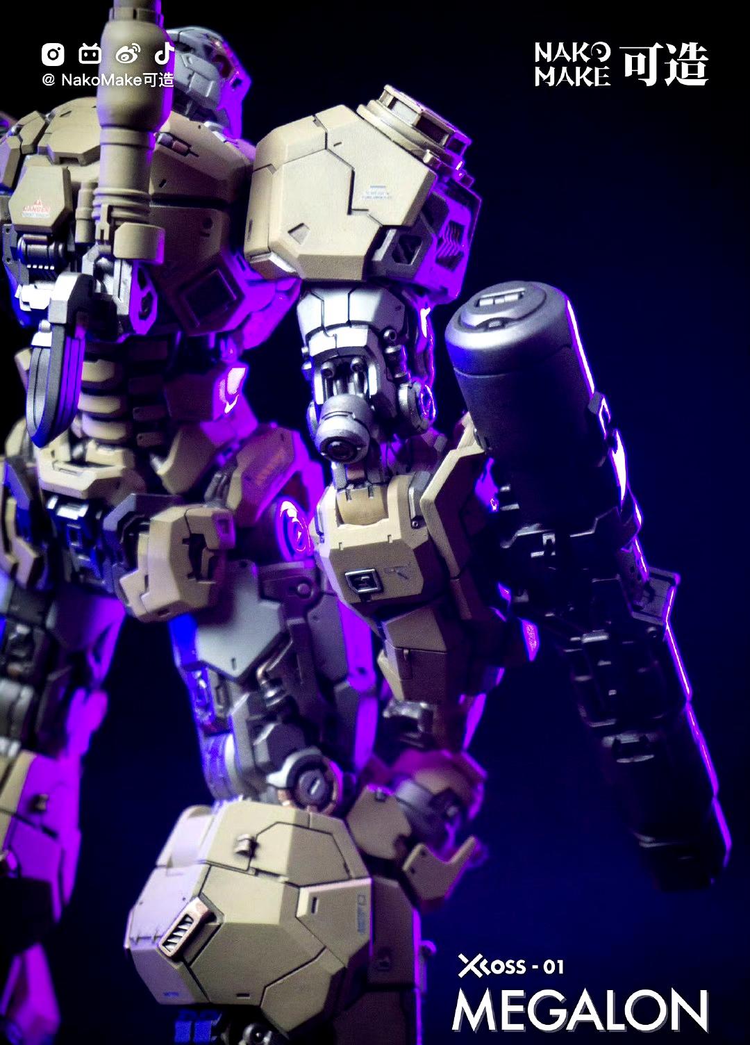模型欣赏：NAKO 拿可 变形金刚 Xross系列 MEGALON/威震天