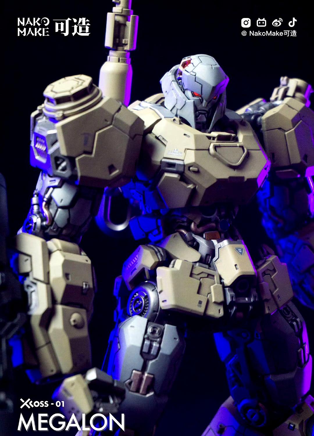 模型欣赏：NAKO 拿可 变形金刚 Xross系列 MEGALON/威震天