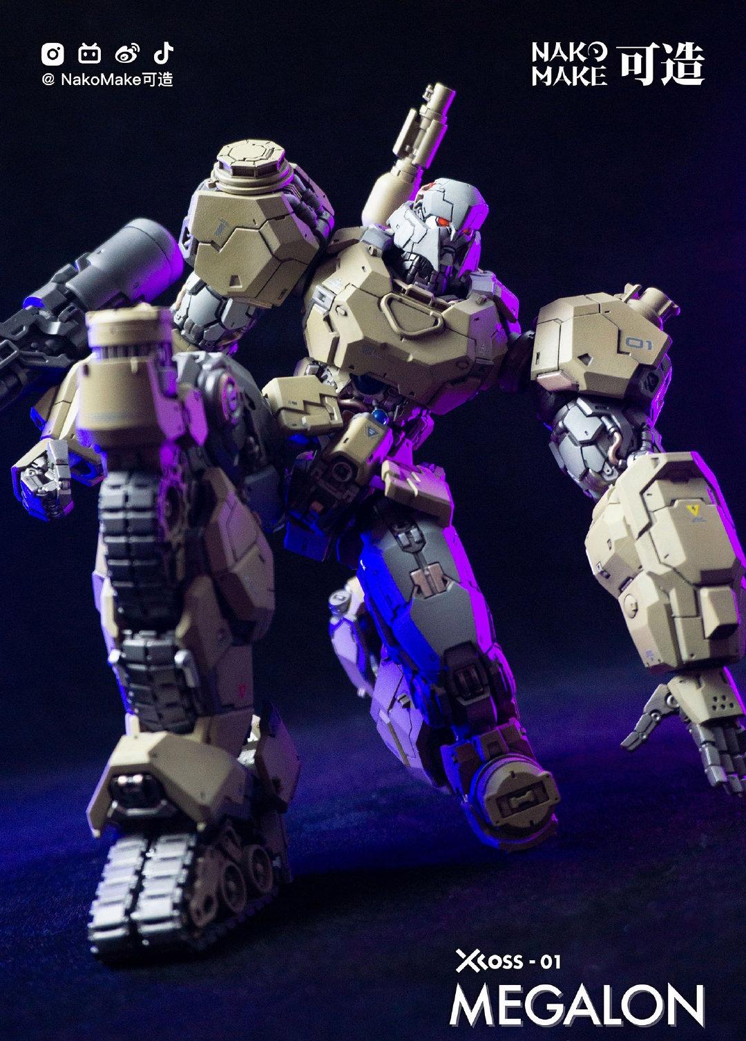 模型欣赏：NAKO 拿可 变形金刚 Xross系列 MEGALON/威震天