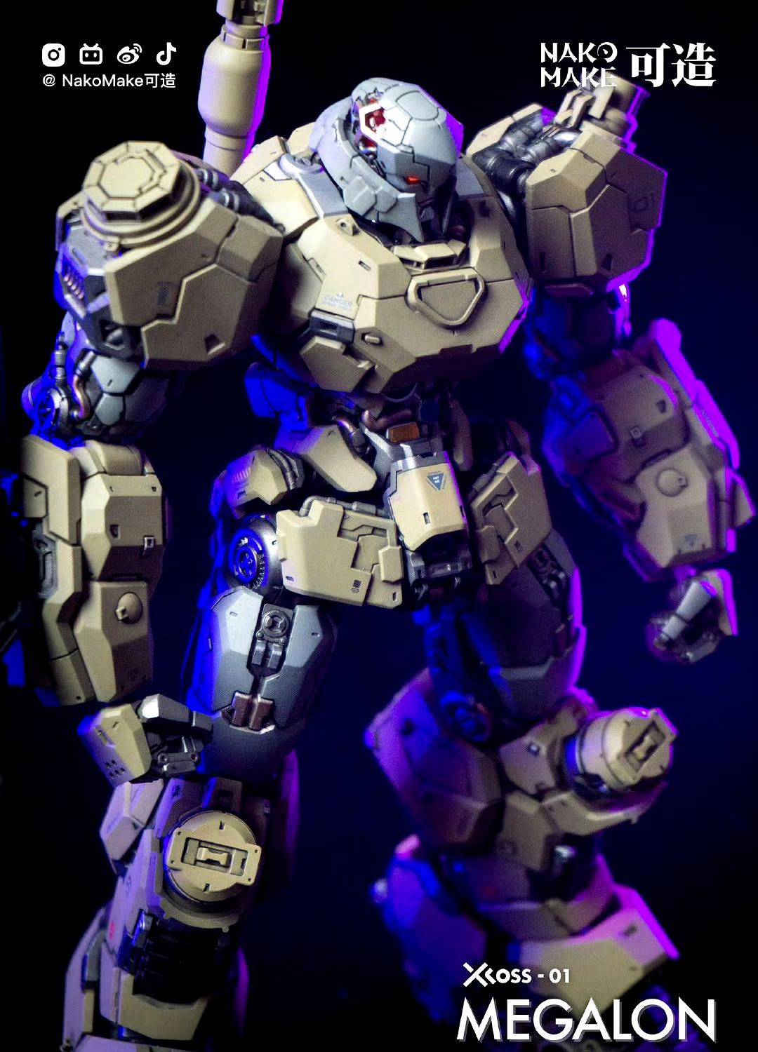 模型欣赏：NAKO 拿可 变形金刚 Xross系列 MEGALON/威震天