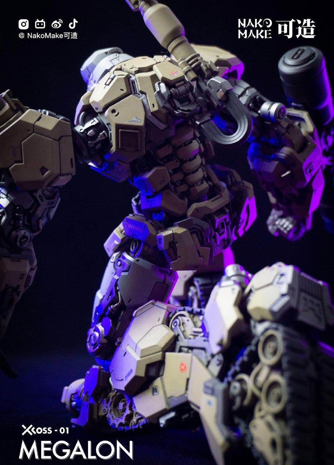 模型欣赏：NAKO 拿可 变形金刚 Xross系列 MEGALON/威震天