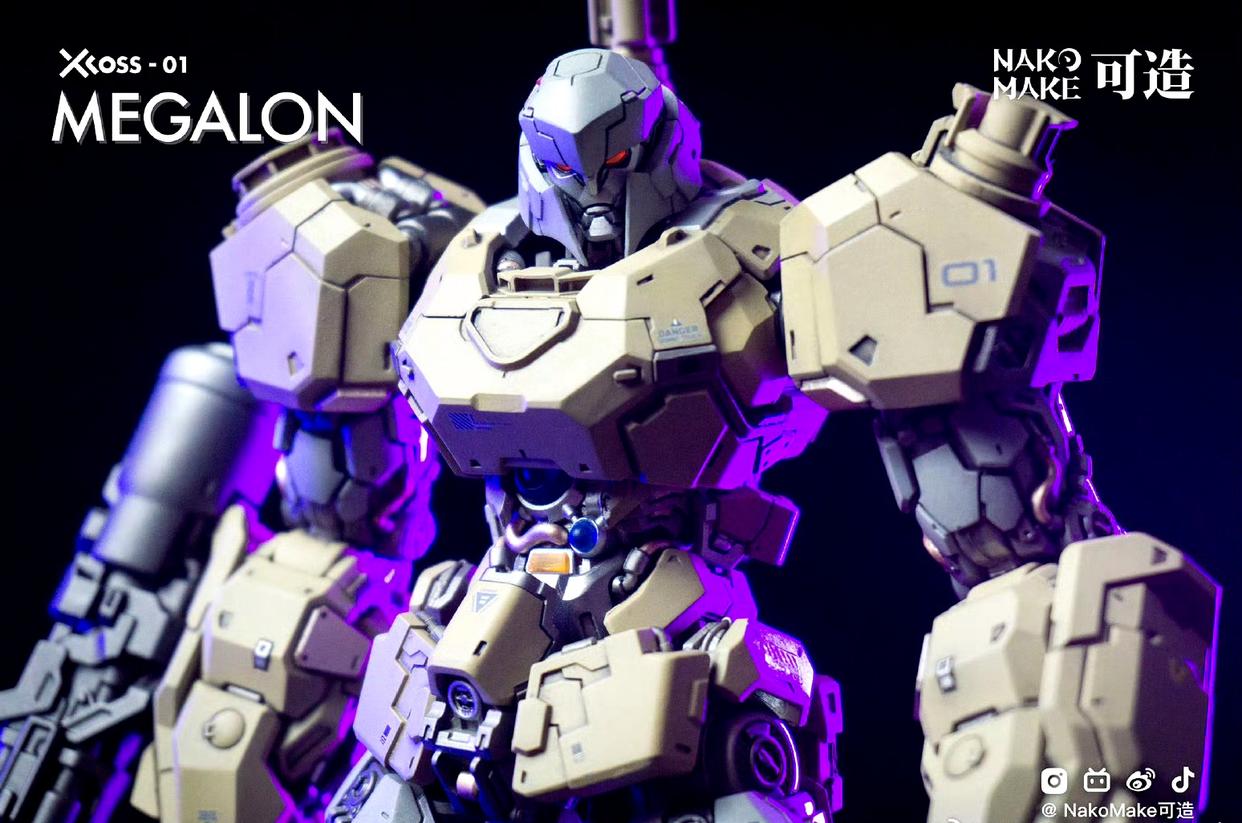 模型欣赏：NAKO 拿可 变形金刚 Xross系列 MEGALON/威震天