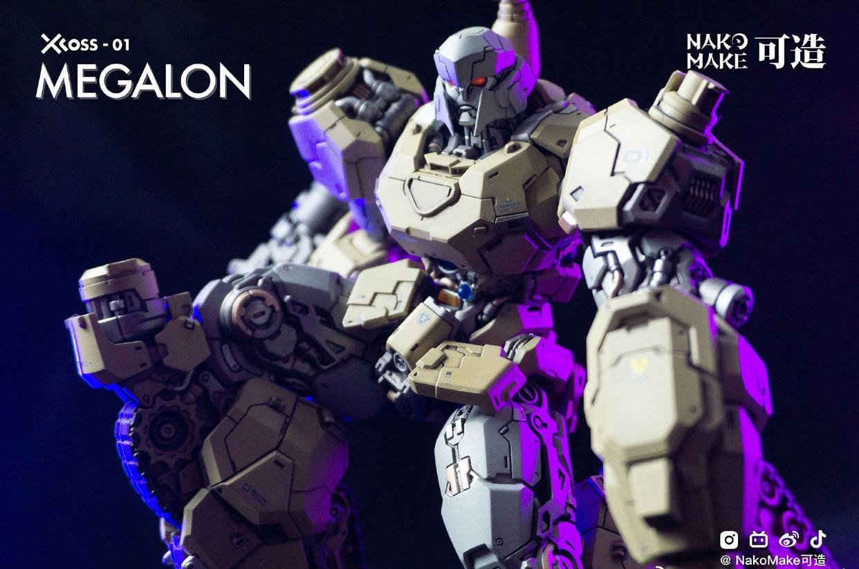模型欣赏：NAKO 拿可 变形金刚 Xross系列 MEGALON/威震天