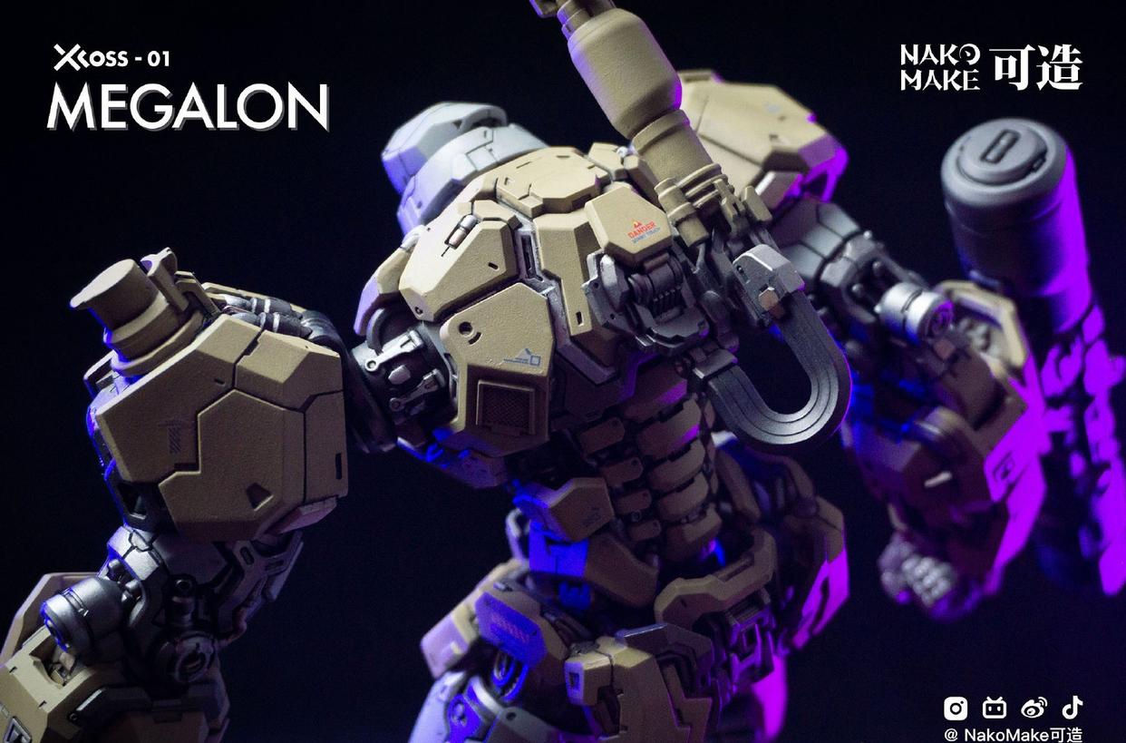 模型欣赏：NAKO 拿可 变形金刚 Xross系列 MEGALON/威震天