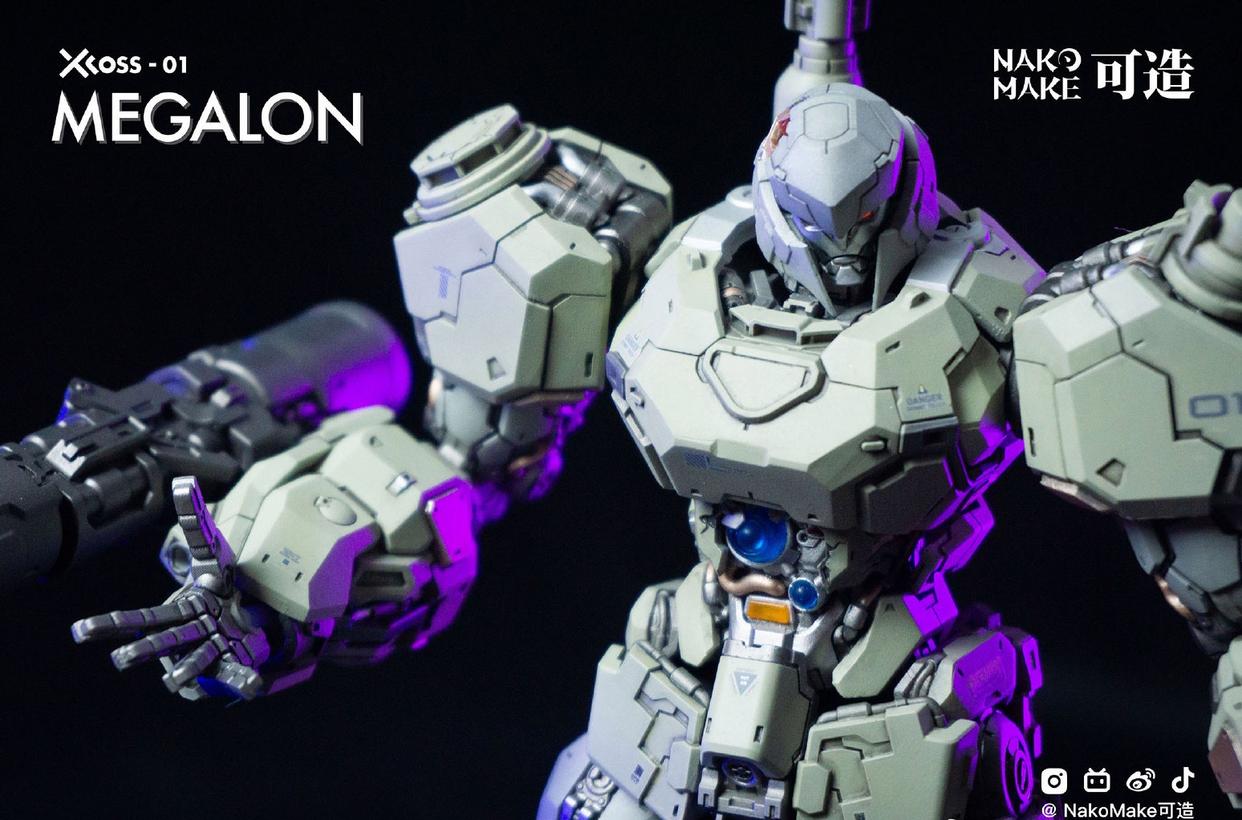 模型欣赏：NAKO 拿可 变形金刚 Xross系列 MEGALON/威震天