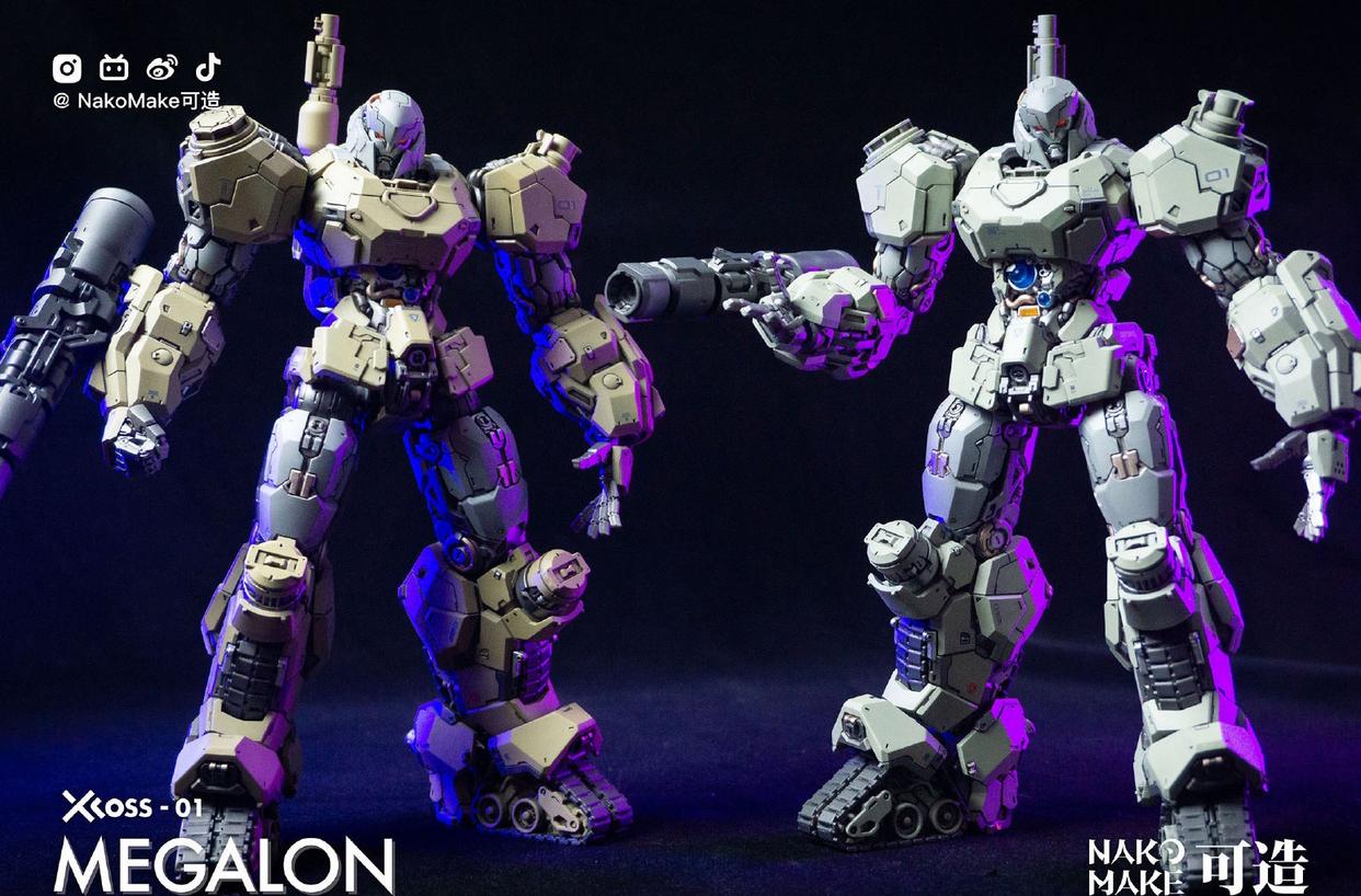 模型欣赏：NAKO 拿可 变形金刚 Xross系列 MEGALON/威震天