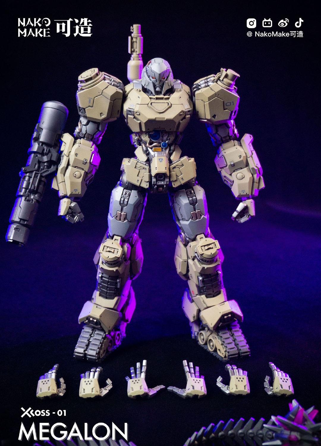 模型欣赏：NAKO 拿可 变形金刚 Xross系列 MEGALON/威震天