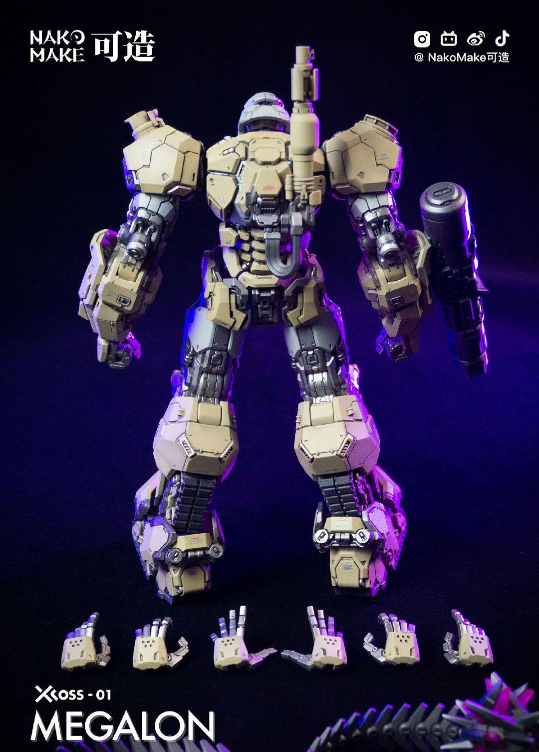 模型欣赏：NAKO 拿可 变形金刚 Xross系列 MEGALON/威震天