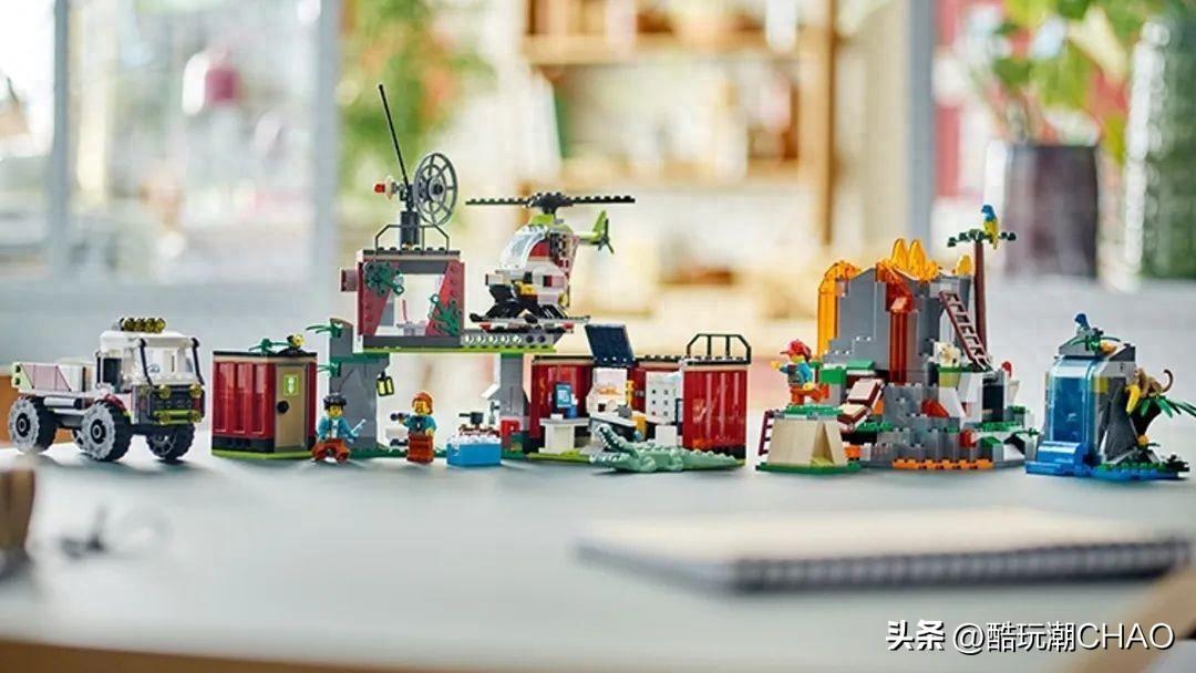 测试互动新玩法？乐高城市系列60691丛林探险家大本营和60692曝光