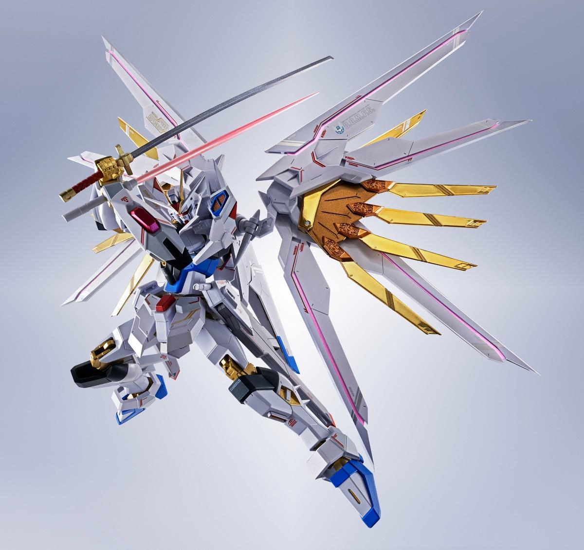 模型欣赏：Metal Robot魂 强袭自由高达二式和无限正义高达二式