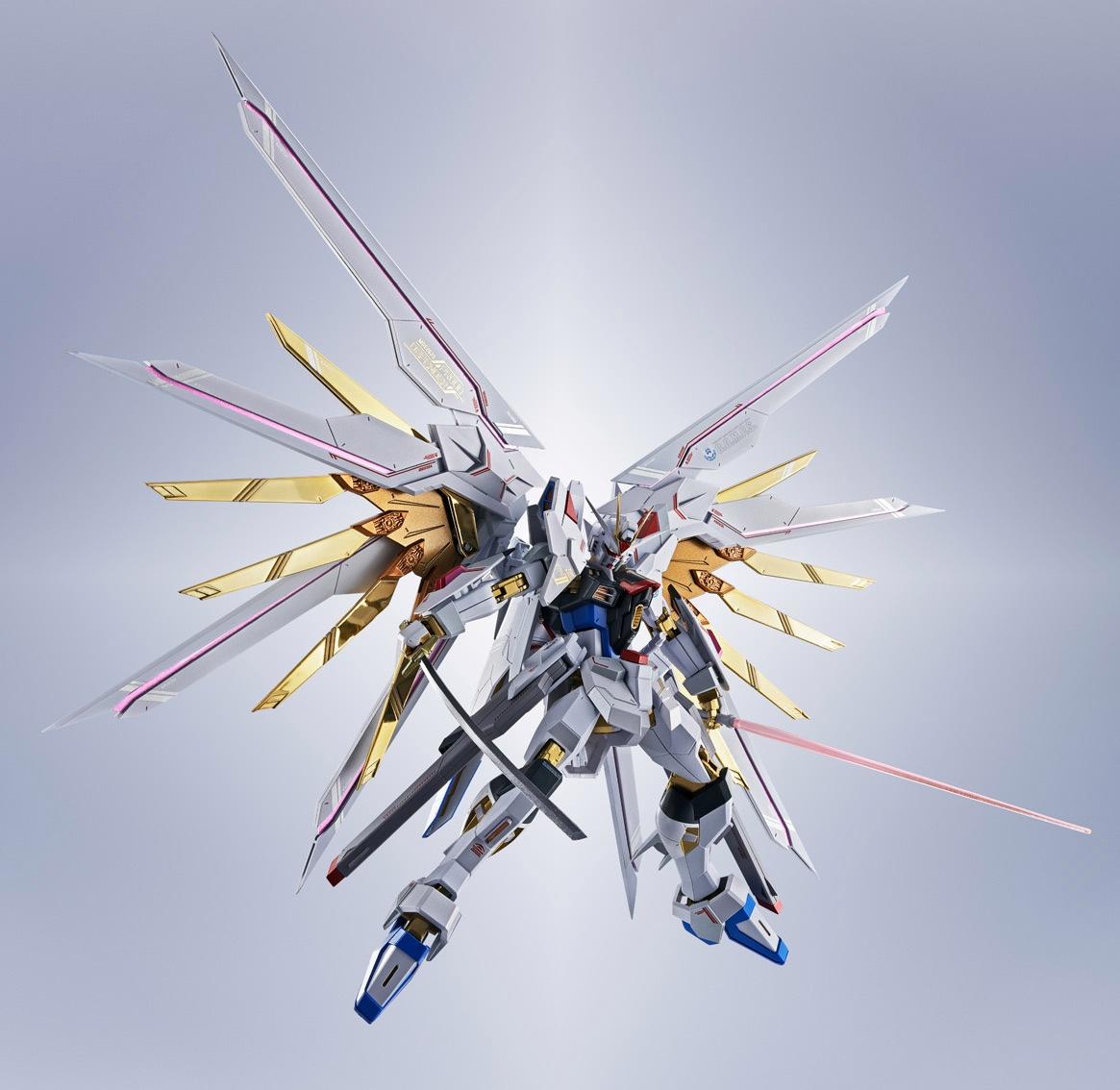 模型欣赏：Metal Robot魂 强袭自由高达二式和无限正义高达二式