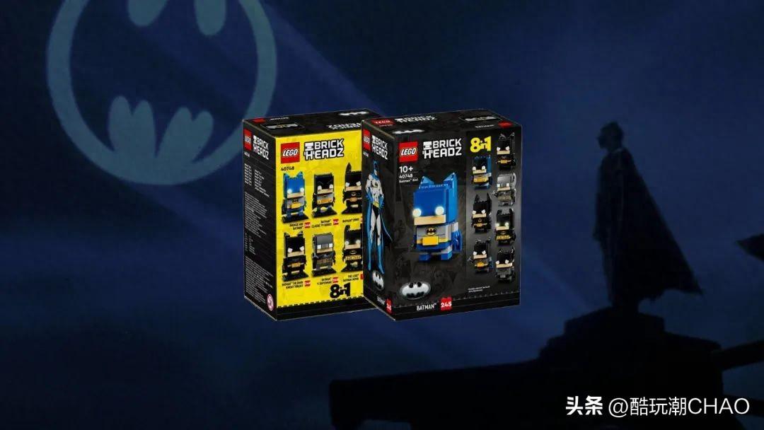 怂恿粉丝买八盒？乐高方头仔系列40748蝙蝠侠8合1曝光