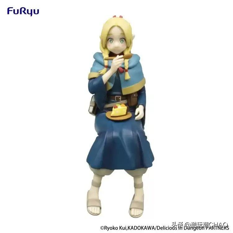 FuRyu景品『《迷宫饭》莱欧斯／玛露西尔泡面盖模型』