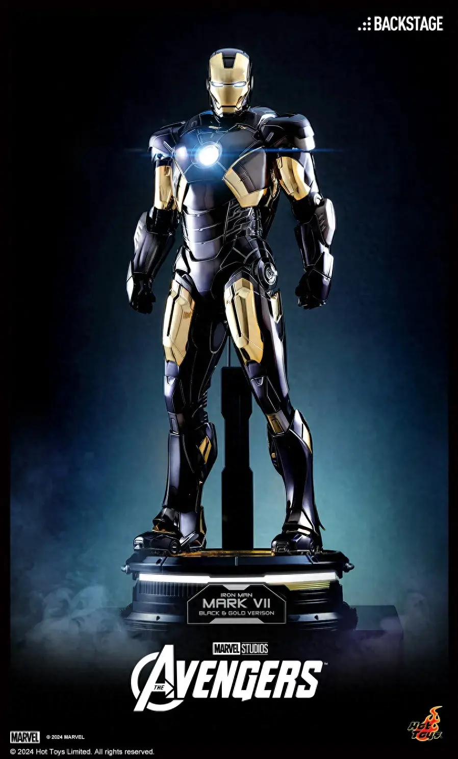 Hot Toys黑金版钢铁侠