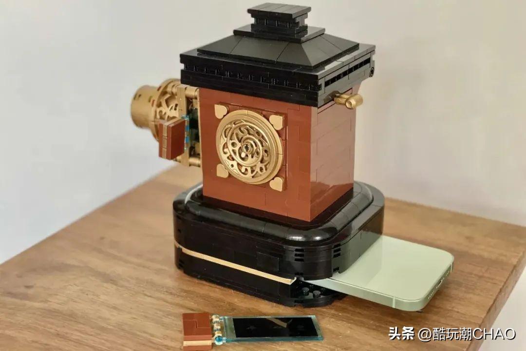 真的能放画面！乐高IDEAS作品《魔术灯投影仪》获得万票支持