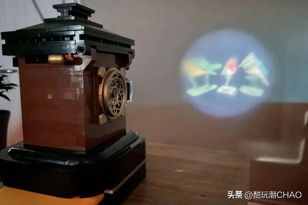 真的能放画面！乐高IDEAS作品《魔术灯投影仪》获得万票支持