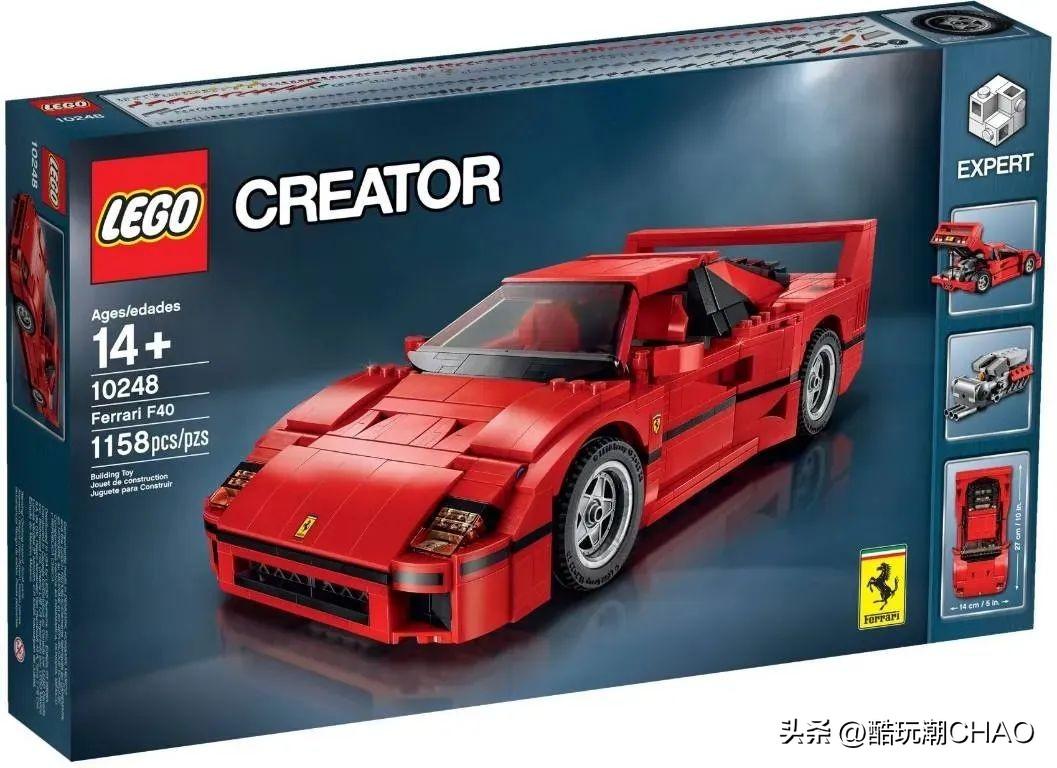 乐高76934 F40超级跑车和76935 新一代雪佛兰科迈罗ZL1赛车公布