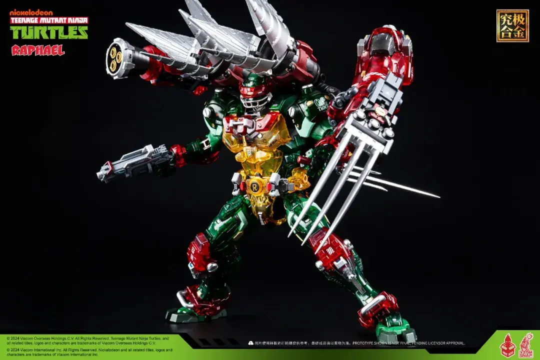 彩透版&金耀版？这两款机甲忍者龟拉斐尔有点意思！