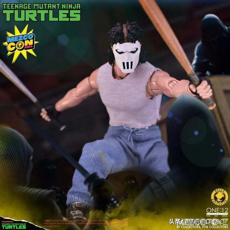 MEZCO TOYZ 『《忍者神龟》凯西·琼斯』1/12比例可动人偶
