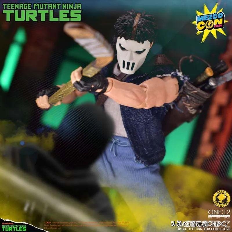 MEZCO TOYZ 『《忍者神龟》凯西·琼斯』1/12比例可动人偶